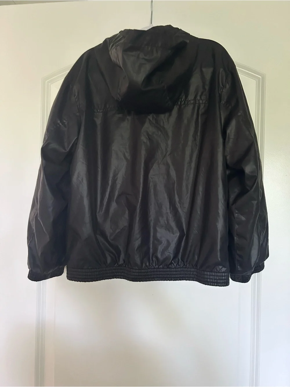 GAP Kids Black Hooded Windbreaker Jacket